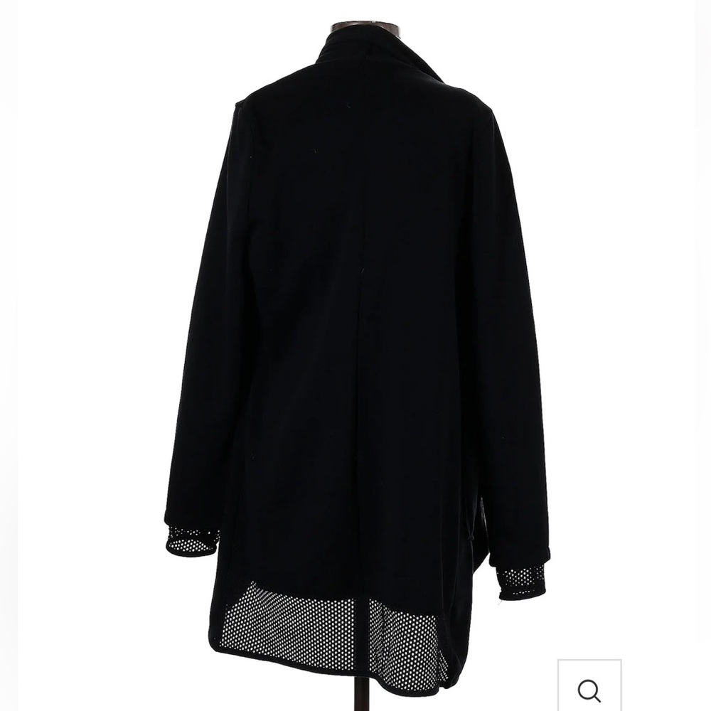 Fabletics Black Eugina Oversized Open Front Jacket - image 3